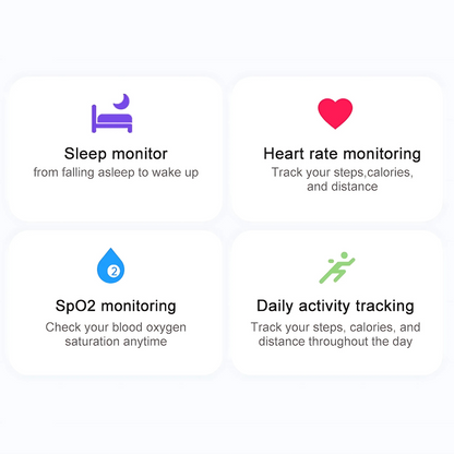 Smart Ring | Heart Rate, Sleep & Blood Oxygen Monitor